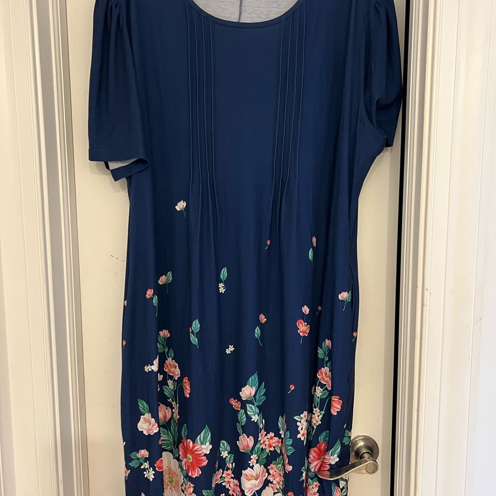 Floral Navy Dress